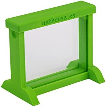 Anthouse - Basic Natural Sand Ant Farm - 3D Ant Terrarium - Acrylic Sandwich-Type - Foraging Box with Lid Included - Green Color - Image 3