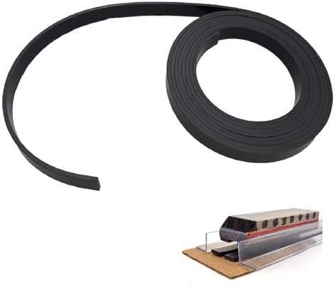 Monopolar Magnetic Tape 1/2" for Maglev Train Science Project Replacement,Thickness 0.12 Inches (Length 10 feet) by CHUNNIAOUSMARKET