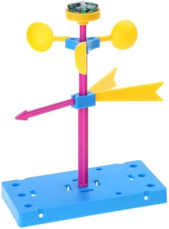 1set Wind Vane Model Anemometer Kit Speed Measurement Toy for Physics Experiment Supp Speed Measurement Toy - Image 6