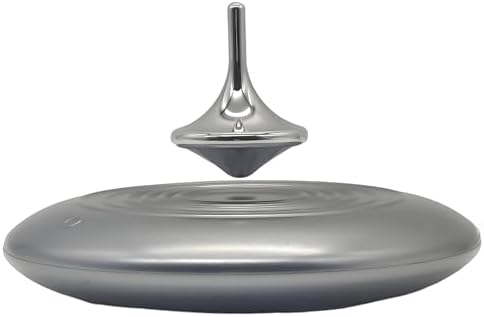 Levitating Spinning Top – Metal Anti-Gravity Gyro for Adults, Office Desk Decor & Stress Relief by YIANCTRD