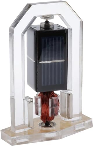 Mini Solar Motor, Levitating Educational Model, Magnetic Levitation High Speed Solar Motor Vertical Solar Motor (B) - Image 2