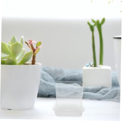 Nursery Pot with Drainage Holes, Plastic Planter for Seedlings - Image 4