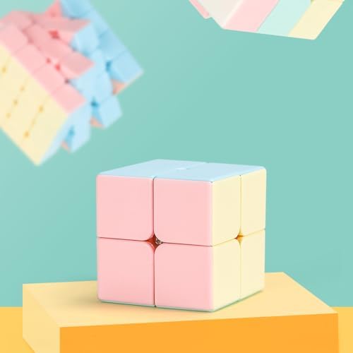2x2 Macaron Speed Cube Stickerless Magic Cube - Image 2