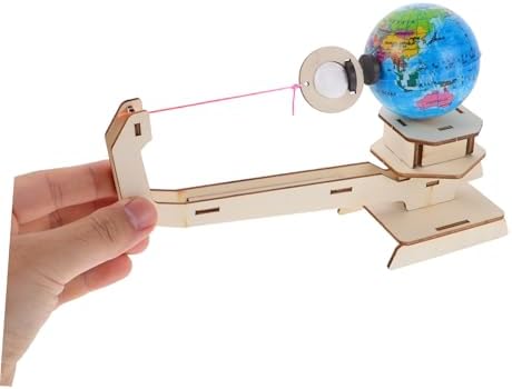 2 Sets Gravity Physics Experiment Kit Wooden Earth Moon Models - Image 4