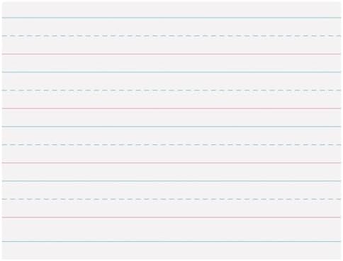 Pacon Handwriting Paper, 1-1/8" Ruled, 8" x 10.5", 40 Sheets, 24 Tablets - Image 2