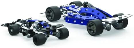 MECCANO Masters 6-in-1 Race Cars Building Toys - Engineering Construction Kit with 191 Parts, Real Tools, Advanced Building Challenges, Birthday Gifts for Ages 10+ - Image 5