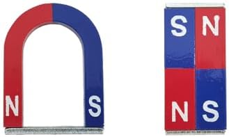Physics Science Alnico5 Magnet Kit for Experiment, Educational Horseshoe & Bar Magnets Set with North and South Identified Used by Teachers, Showing the Magnetic Field Distribution(3 Pack) by AplysiaTech