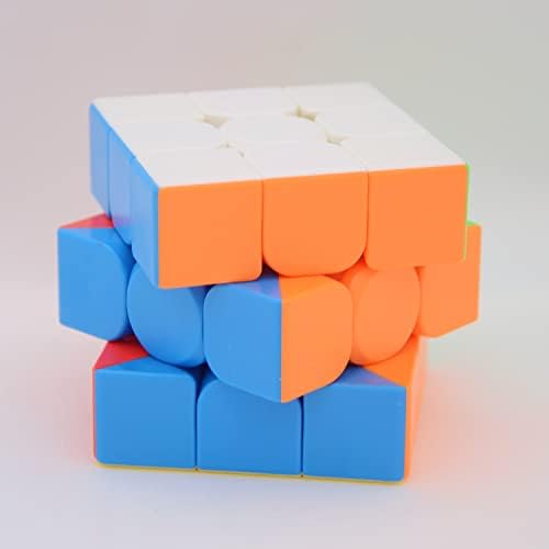 Bukefuno MoYu Meilong 3x3 ABS Engineering Plastic Puzzle, Stickerless, Unisex, Kid, Beginner, 1 Count, 5.6 x 5.6 x 5.6cm - Image 5