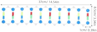 VALICLUD DNA Double Helix Model Kit - Molecular Structure Model for Teaching and Science Classroom Decor, Interactive DIY DNA Set - Image 2
