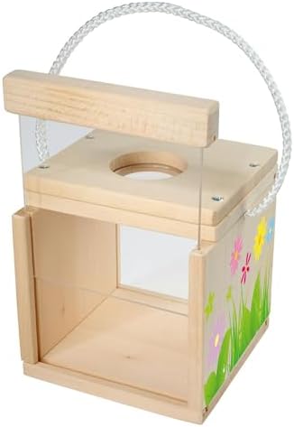 Eichhorn - Outdoor Insect Observation Box for Assembling and Painting, Includes Paint and Brush, 12 x 12 x 12 cm, Made of Basswood, from 6 Years - Image 4
