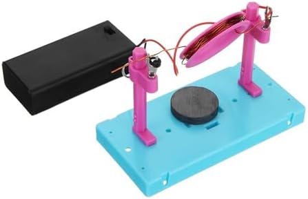 DIY Homemade DC Motor Experiment Kit, Ampere Force Demonstrator for Energized Conductor Magnetic Field Effect & Left-Hand Rule Electromagnetic Principle Research - Image 5