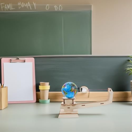 2 Sets Gravity Globe Puzzle Wooden Science Kit for Kids Toddlers - Image 7