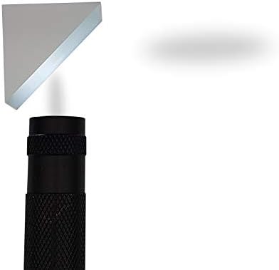 25 mm Glass Right Angle Triangle Prism, Coated Reflecting Prism, Right Angle Prism Mirror, Component for Precision Optical Instruments - Image 3