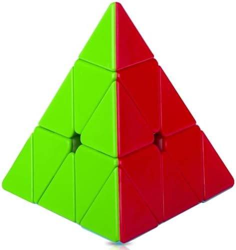 CFMOUR Pyramid Speed Cube, Stickerless Triangle 3x3 Magic, Kid Puzzle Toy ﻿ by EnjoyaGreenLife