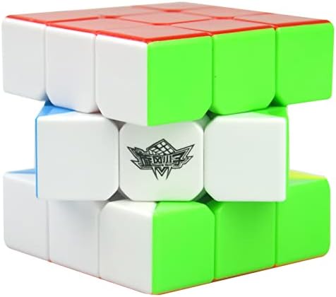 3x3 Speed Cube Cyclone Boys 3x3x3 Magic Puzzles Toys 56mm Stickerless Magic Cube Puzzle Toy for Children Adults by Unknown