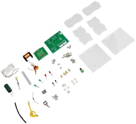 High Voltage Electromagnetic Cannon Spark Arc Generator DIY Kit Handheld Coil Toy Portable Mini with Acrylic Teaching 100V - Image 7