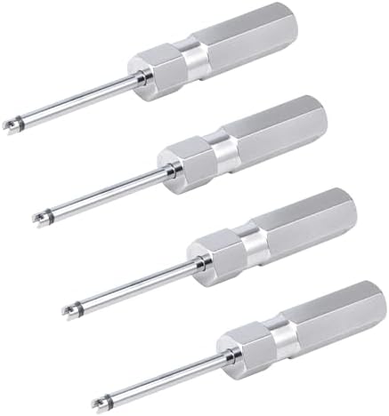 Valve Core Removal Tool 4Pcs Tire Valve Stem Remover Kit for Schrader by HUIKANGSHENG