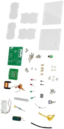 High Voltage Electromagnetic Cannon Spark Arc Generator DIY Kit Handheld Coil Toy Portable Mini with Acrylic Teaching 100V - Image 6