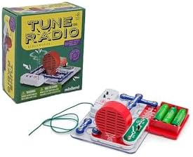 Miniland Kids Games, Build Your Own Working FM Radio, Electronic Game for Children, Building Toys, Science for Children, Stem Toys for Ages 8-13 | Electrofun: Tune in Radio by MinilandEducational