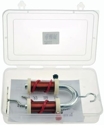U Shaped Electromagnet with Horseshoe Solenoid Electromagnet, Electromagnetism Experimental Equipment Electromagnetics Experiment Instrument U-Shaped Principle Demonstration Apparatus - Image 2