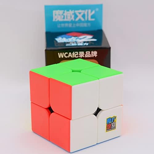 Bukefuno MoYu Meilong 2x2 Puzzle Cube Speed 2x2 Magic Cube Moyu MFJS MEILONG 2x2x2 Cubing Classroom Speed Toys - Image 3