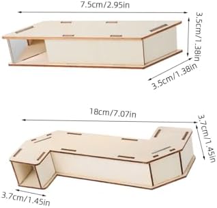 2 Set Wooden Periscope Educational Kit for Children Science Projects - Image 2