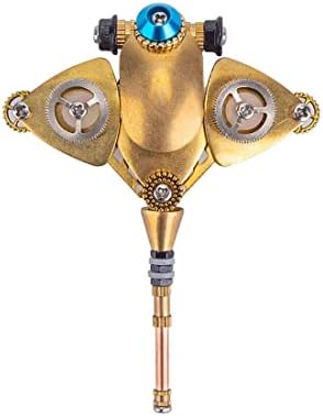 3D Steampunk Puzzle, Metal Manta Jigsaw Puzzle Model DIY Assembly Building Kits Crafts Brain Teaser, Art Craft Home Deco Gifts for Teens Adult (100+PCS) - Image 5
