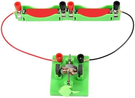 Open Type Electromagnetic Motor with Fan Electromagnetism Experiment Supplies for School Labs Use Physics Teaching Tool - Image 7