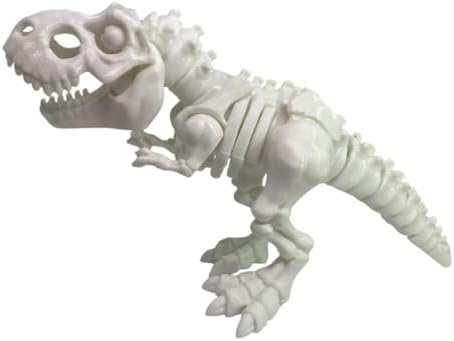 3D Printed Articulated T-Rex Dinosaur Skeleton, Bone Model,with Flexible Joints,Stress and Anxiety Relief Toywith Flexible Joints by Unknown