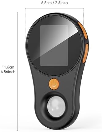 500X Handheld Digital Microscope Portable Magnifying Glass with 2.0 Inch Screen and 8 LED Lights for Kids and Adults 500X Handheld Digital Microscope Portable Magnifying Glass (Black) - Image 2