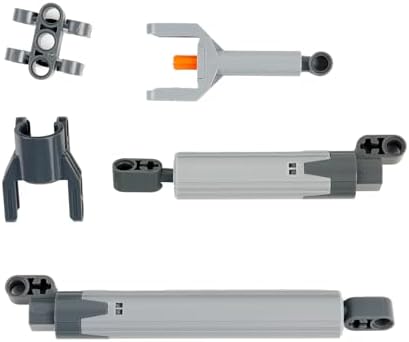 24-in-1 Pneumatic Technical Parts Linear Actuator & Hydraulic Pump Kit with Push Rods & Connectors for MOC Robot, Robot Car DIY Engineering Projects - Image 6