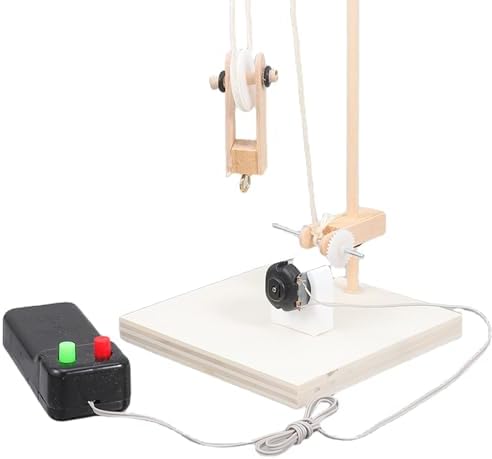 DIY Physics Pulley Crane Kit with Remote Control for Students - Image 3