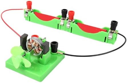 Open Type Electromagnetic Motor with Fan Electromagnetism Experiment Supplies for School Labs Use Physics Teaching Tool - Image 3
