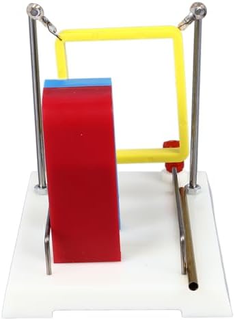 Bewinner Electromagnetic Induction Kit, Demonstration Teaching Tool for School Physics Lab Experiment - Learn Force in Magnetic Field, Premium ABS & Copper, Portable - Image 4