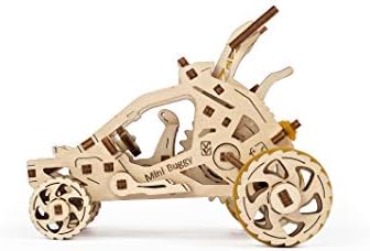 UGEARS Desert Buggy - 3D Puzzle for Kids and Adults - Small Motor Vehicle Mechanical Model Kit - Wooden Model Kits for Adults to Build - Easy Self-Assembling - Gorgeous Gift for Boys and Girls - Image 2