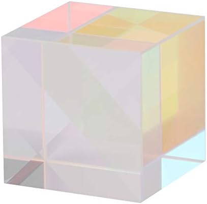 Six Sided Optical Glass Prism for Science | K9 Crystal Splits White Beam into Rainbow | Beam Splitter for Photography/Teaching/Decoration | 5 Sizes 1.27-2.2 cm (1.8 * 1.8 * 1.8cm) - Image 5