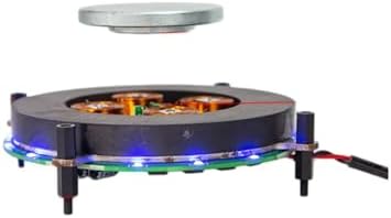 Magnetic Levitation Kit with LED Light, Magnetic Levitation Display Stand, 2.5-3cm Floating Height Magnetic Levitation Module, DIY Floating Display Platform for Home Office Decor Collectibles by Unknown