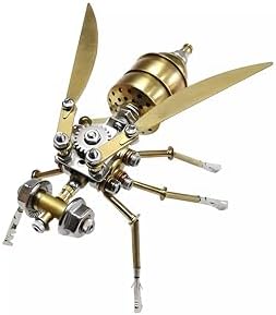 3D Metal Puzzle Steampunk Vespa Mechanical Model DIY Assembly for Adults 140+ PCS 2-3 Hours Build Desk Decor Christmas Birthday Gift for Men Father (Vespa) - Image 2