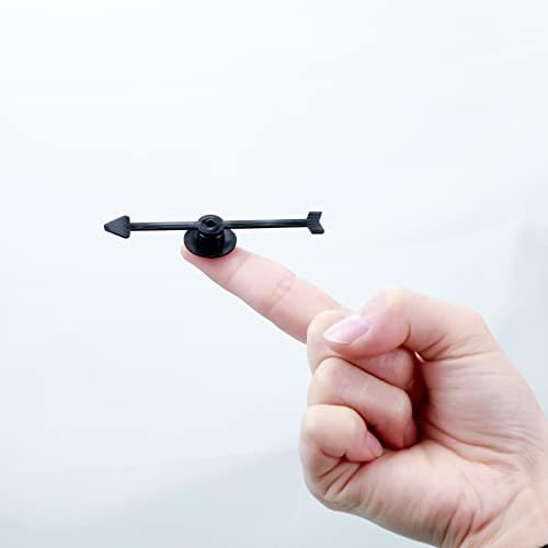 Zhanmai 50 Packs Black Arrow Spinners Plastic Game Board for Classroom - Image 4