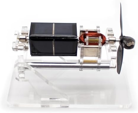 Magnetic Levitation Solar Motor Double Layer Fan Mendocino Dual Axis Design DIY Creative Gifts 300-1500RPM - Image 4