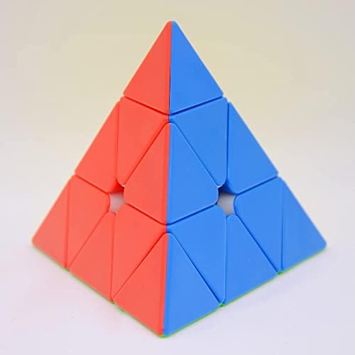 Bukefuno MoYu Meilong Magnetic Pyraminx 3x3 Stickerless Speed Cube Puzzle by Bukefuno