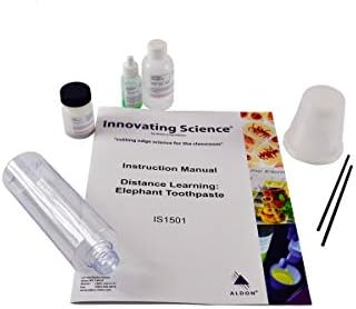 Innovating Science Elephant Toothpaste: Explore Catalysts, Chemical Reactions & Phase Changes - Chemistry Demonstration Distance Learning Kit by InnovatingScience