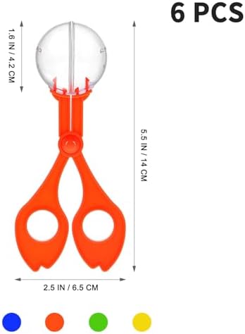 TOYANDONA 6pcs Insects Catcher Handy Scoopers Scissors Tongs Tweezers Multifunctional Collection Set for Kids Outdoor Nature Exploration Toy (17.5cm Random Color) - Image 2