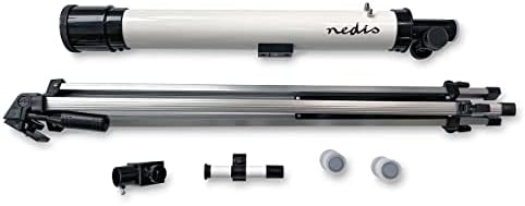 Nedis 50/600 Refractor Telescope for Adults, Beginners & Kids, 50mm Aperture 600mm Focal Length (50x-100x), Compact & Portable with Adjustable Tripod, for Astronomy, Stars, Planet and Moon Watching - Image 3