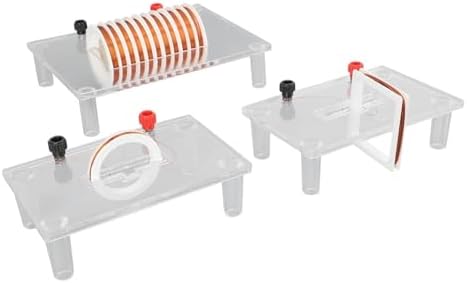 Magnetic Field Demonstrator Kit, Physics Teaching Instrument, PVC Material, Transparent and Projectable, Includes Linear, Solenoid, and Loop Magnetic Field Tools - Image 5