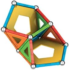 Geomag Magnetic Toys | Magnets for Kids | STEM-endorsed Educational Building Set | 100% Recycled Plastic Supercolor Panels | Storage Box | 52-Pieces | Age 5+ - Image 4