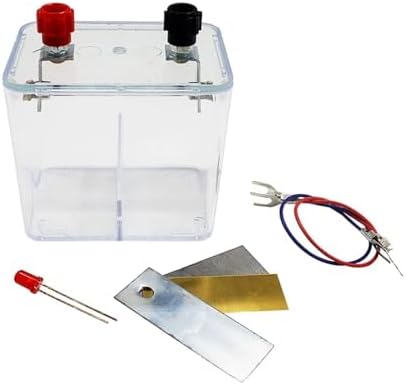Galvanic Cell Experiment Kit - Battery Simulation Device with Copper/Iron/Zinc Electrodes, Chemistry Lab Teaching Equipment for Redox Reactions - Image 4