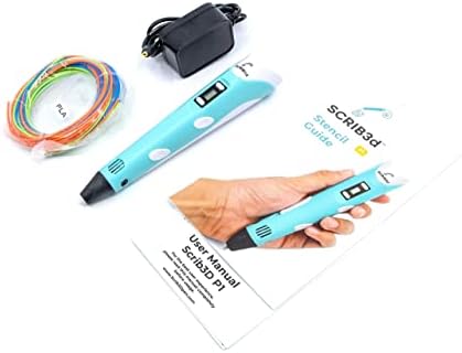 SCRIB3D P1 3D Printing Pen with 3 Starter Colors and PLA Refill Pack with 20 Assorted Colors - Image 4