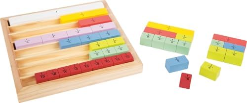 Small Foot Wooden Toys Learning Fractions "Educate" educational toy designed for children ages 6+ - Image 2