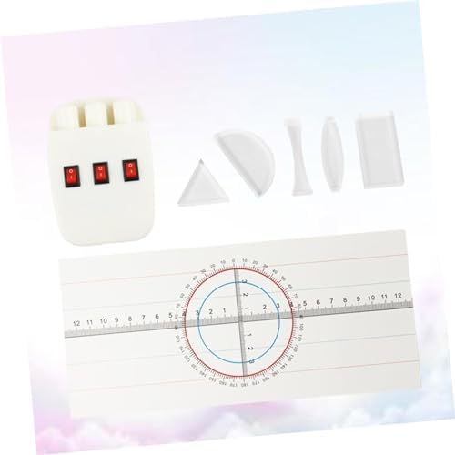 GeRRiT Optical Concave Convex Lens Prism Set Physical Optical Kit Laboratory Equipment Light Reflection Demo Light Full Refraction Demonstrator Physical Optics Experiment Kit Science Equipment - Image 3